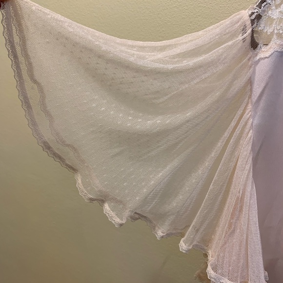 🩷 Vntg pale pink bed jacket - Picture 5 of 12